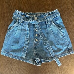 Abercrombie & Fitch Blue Natural Rise Shorts